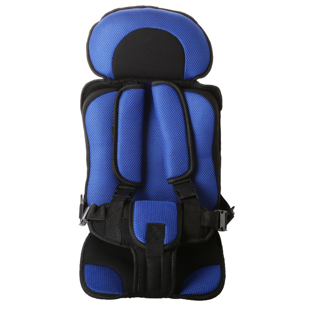Portable Padded Baby Car Seat Mat with Safety Belt for Comfortable Seating Anywhere