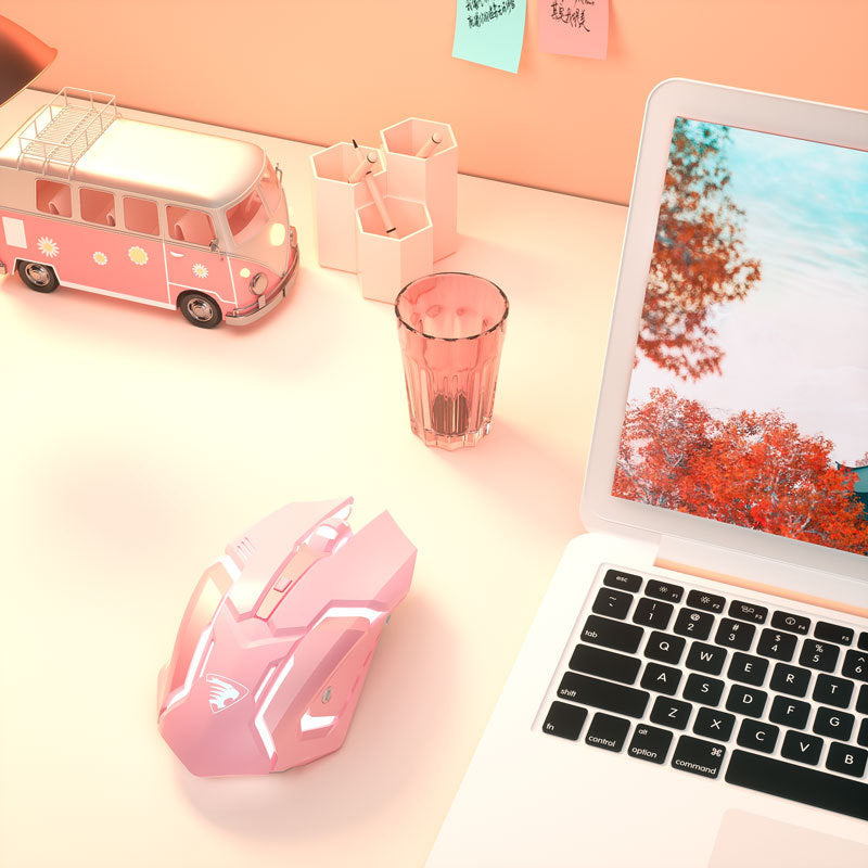 Rechargeable Silent Wireless Bluetooth Mouse for Notebook