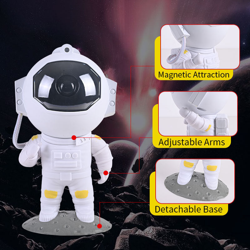 Galaxy Star Projector Astronaut Night Light Lamp for Bedroom Decor and Gifts