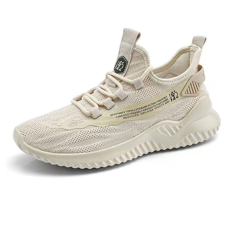 Baskets de course plates en maille respirante légère pour homme
