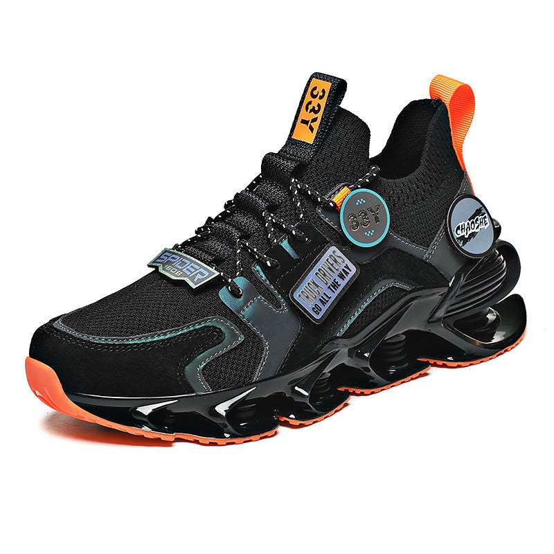 Chaussures d'été de sport décontractées respirantes en maille tissée