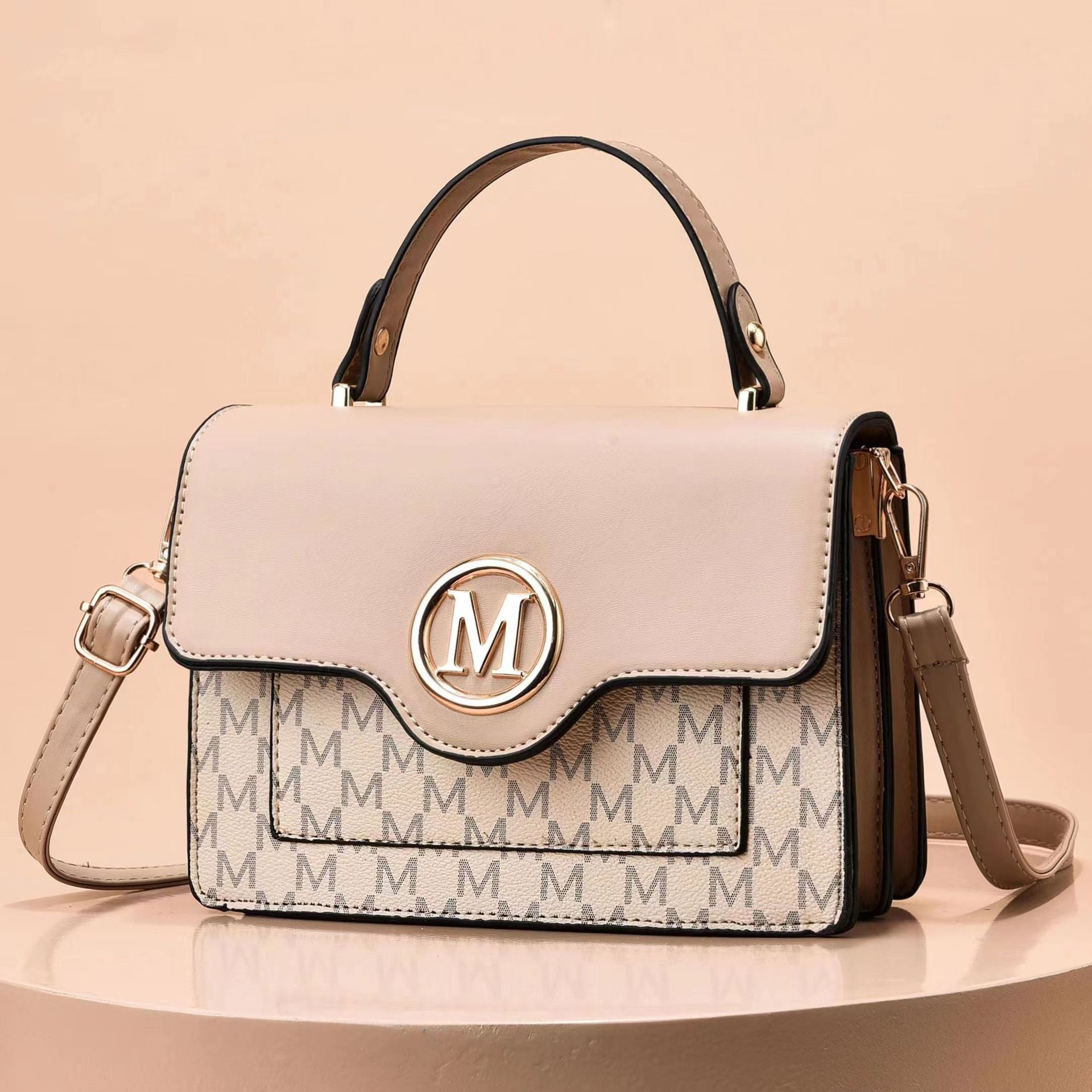 Sac à bandoulière imprimé pour femme - PU, plusieurs coloris, 22x16x8cm
