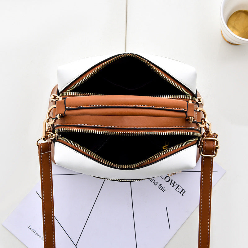 Women's Embroidered PU Crossbody Shoulder Bag