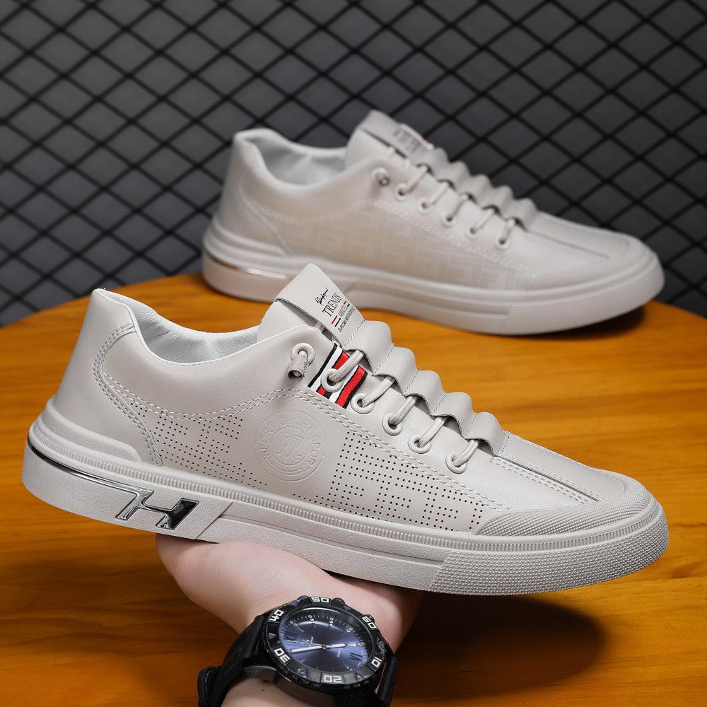 Casual Sports Board Shoes with Breathable PU Upper