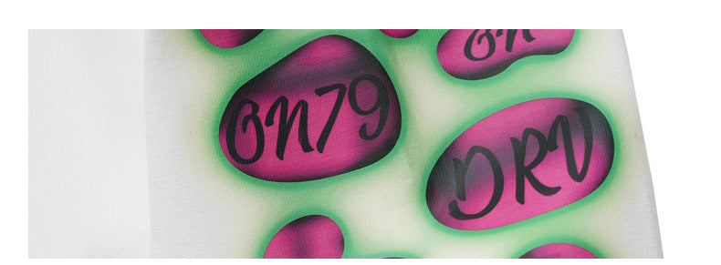 National Fashion Letter Large Printed Long Sleeve