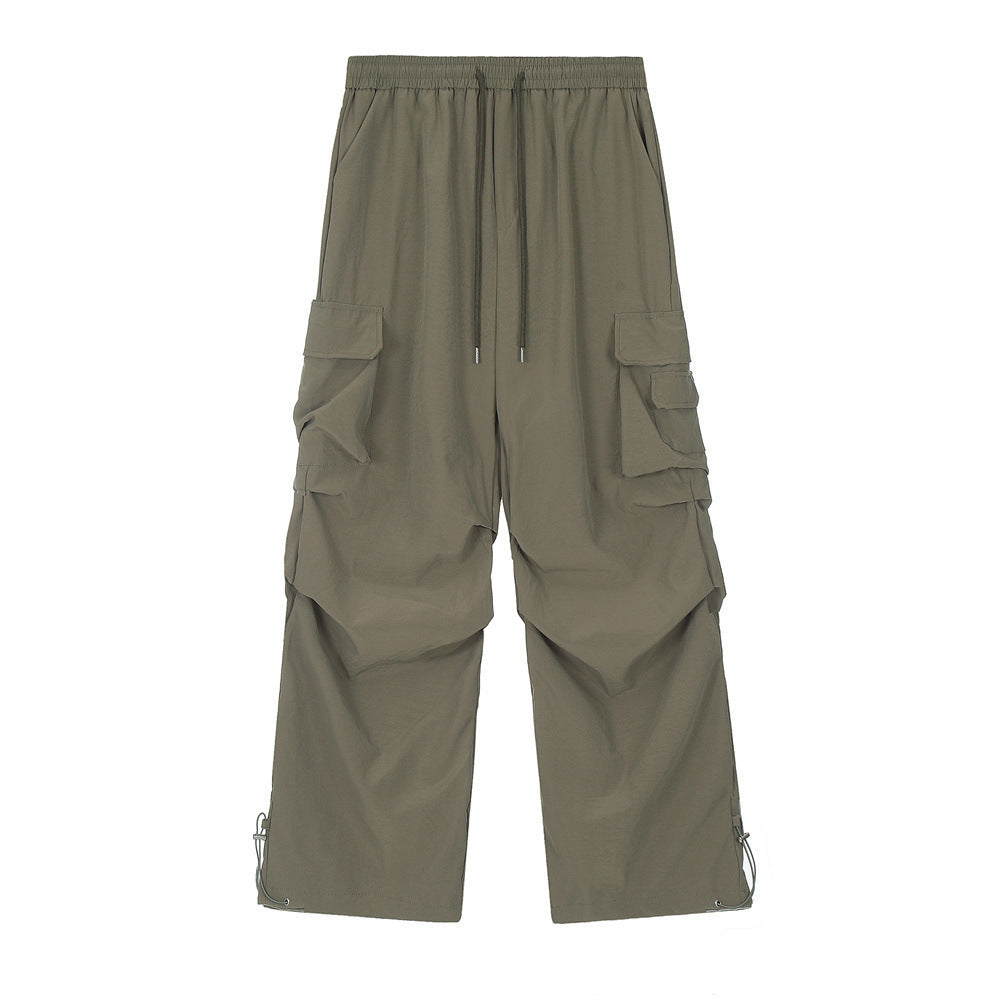 Salopette de sport plissée ample pour homme, modèle parachutiste