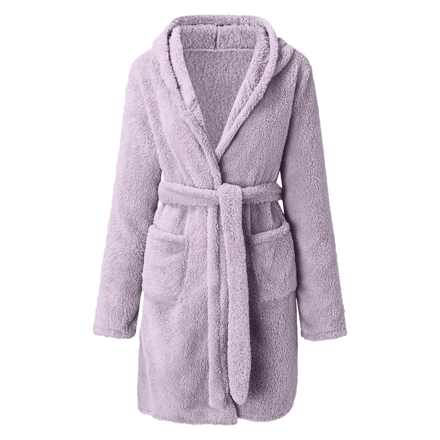Coral Velvet Thickened Warm Winter Nightgown for Women Cute Duck Pajamas Lounger