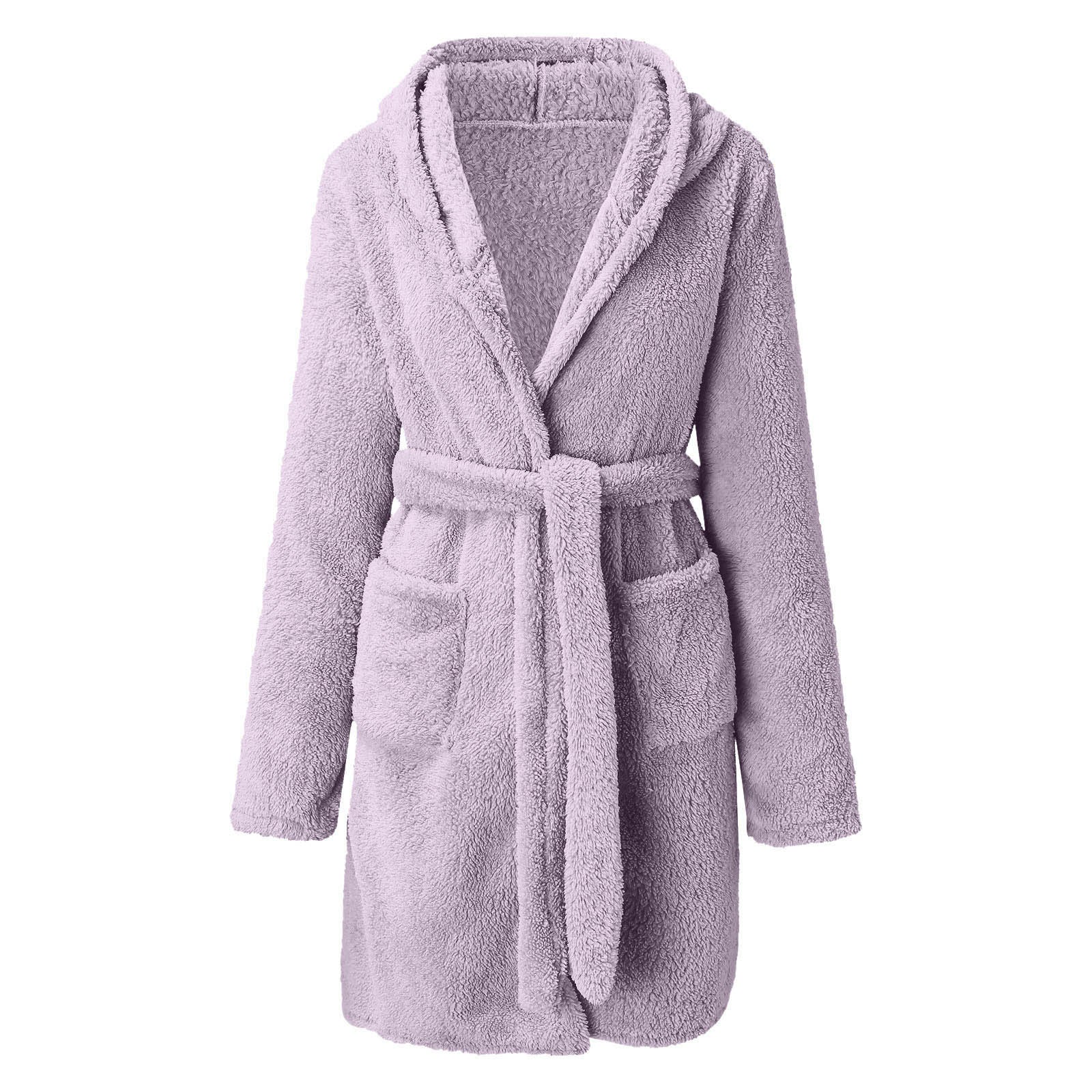 Peignoir d'hiver épais et chaud en velours corail pour femme, pyjama canard mignon, tenue d'intérieur