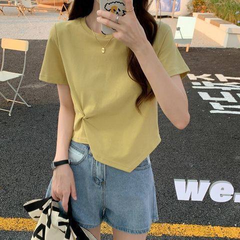 T-shirt ample décontracté pour femme, plusieurs couleurs et tailles