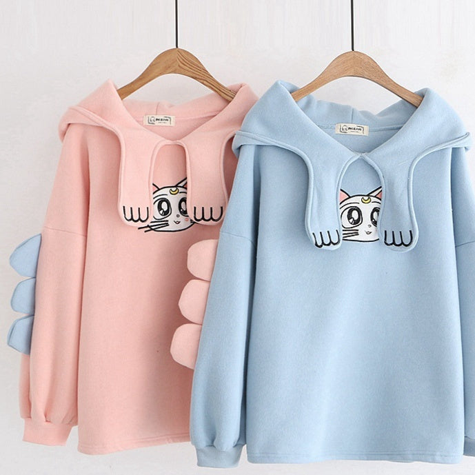 Merry Pretty Sweat à capuche en coton pour femme