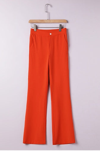 Ensemble tailleur de travail en polyester pour femme coupe ajustée