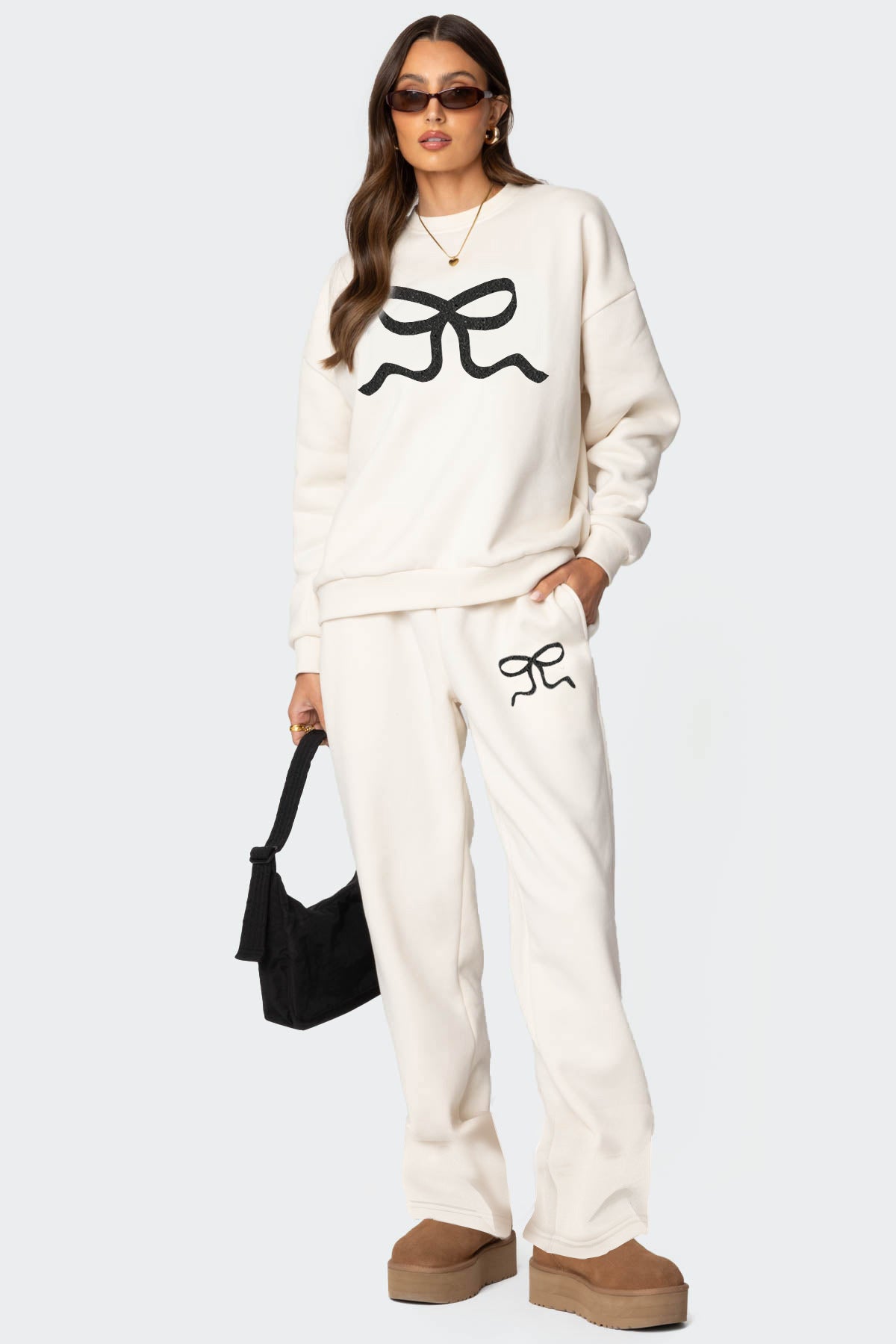 Women's Round Neck Long Sleeve Loose Thick Sweater