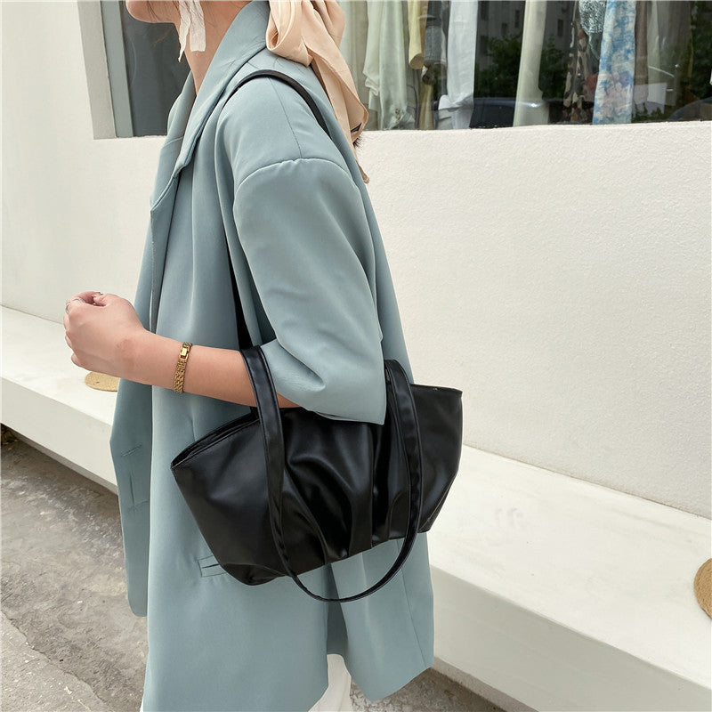 French Retro Small Square PU Shoulder Bag for Women