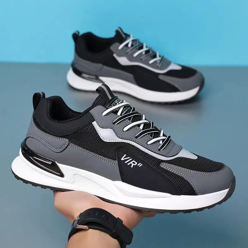 Men's Fashion Casual Lace-up Sneakers Breathable Sports Shoes