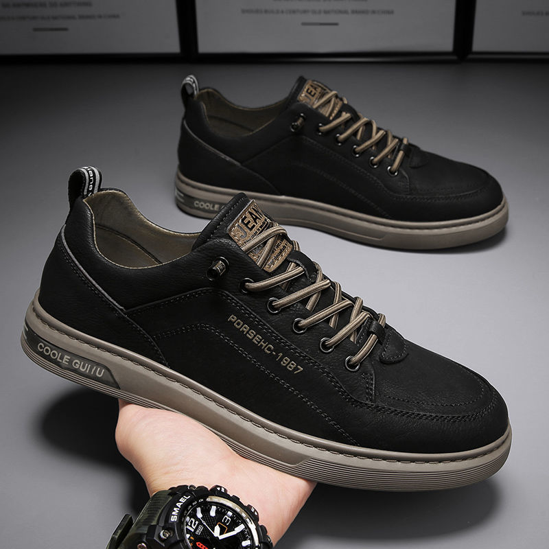 Casual Sports Board Shoes with Breathable PU Upper