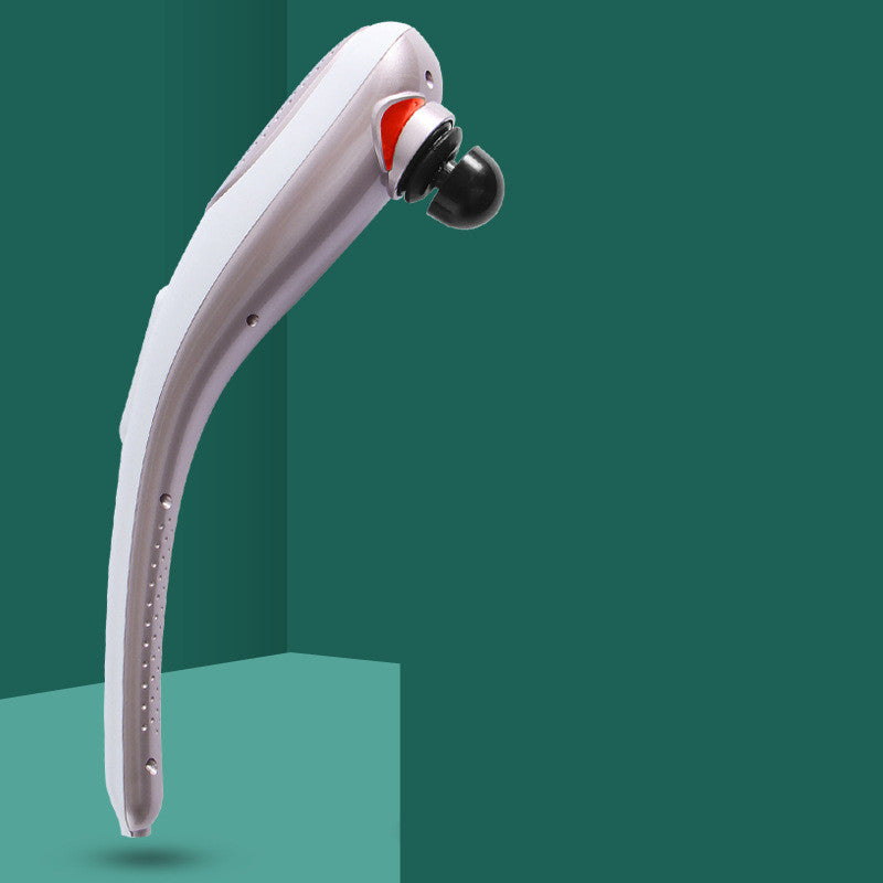 Bâton de massage USB rechargeable avec 4 têtes de contact pour un soulagement complet du corps