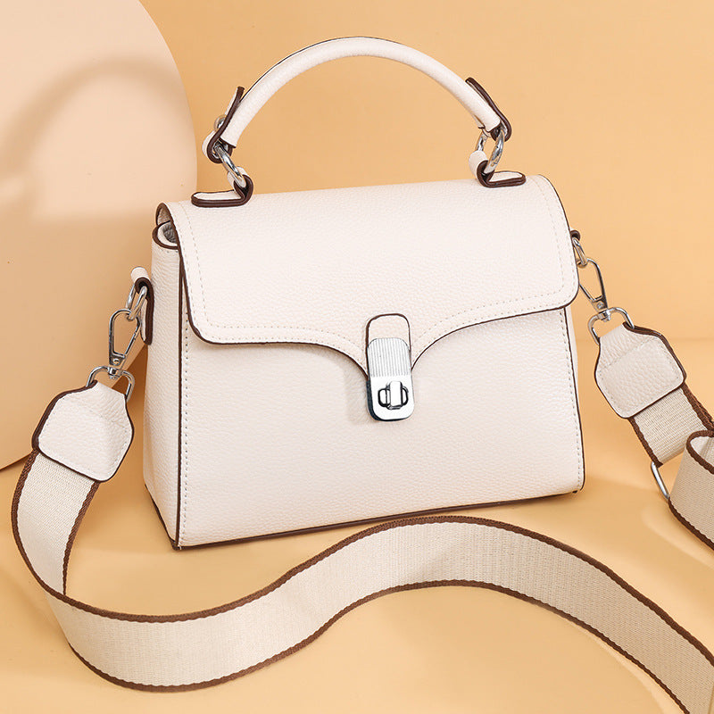 Women's Genuine Leather Portable Crossbody Bag 21x18x9cm