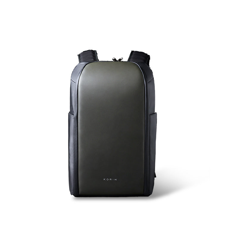 Men's Waterproof Anti-Theft Commuter Backpack 23L Polyester Fiber