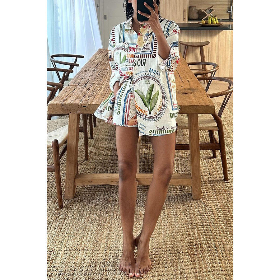 Costume décontracté à manches longues européen et américain