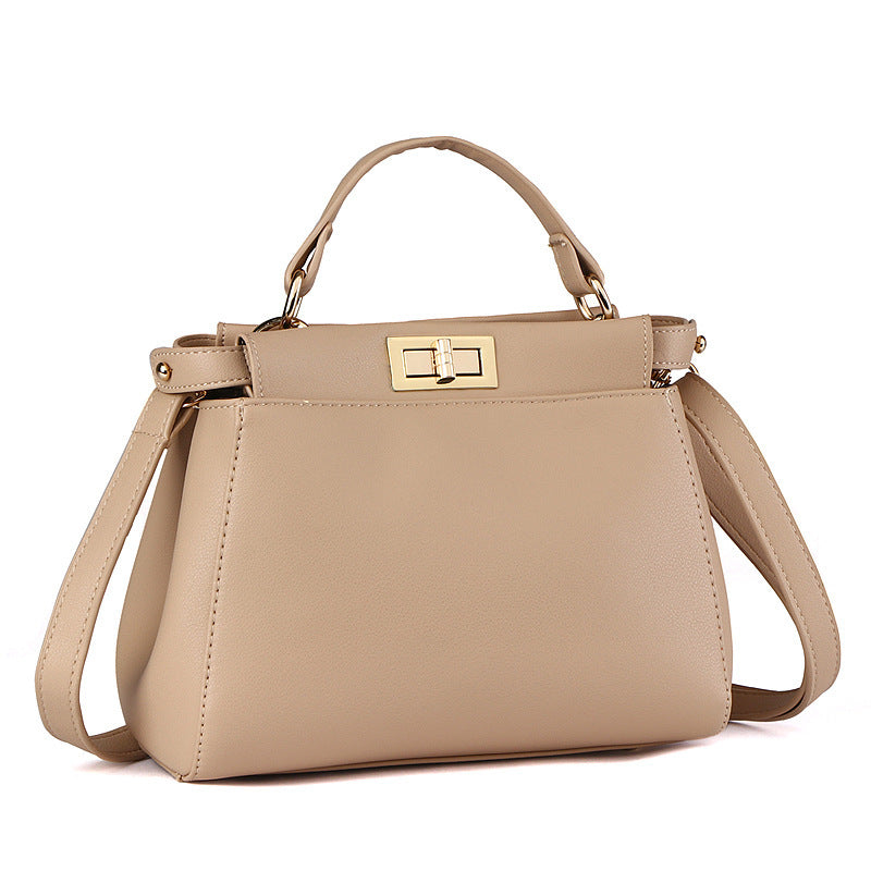 Stylish Soft PU Shoulder Bag 23cm