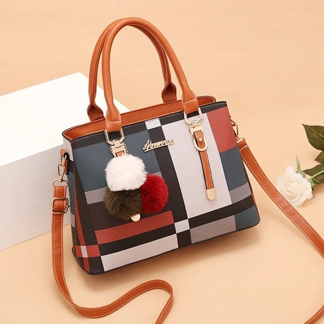 Sac bandoulière en cuir PU avec nœud, collection automne