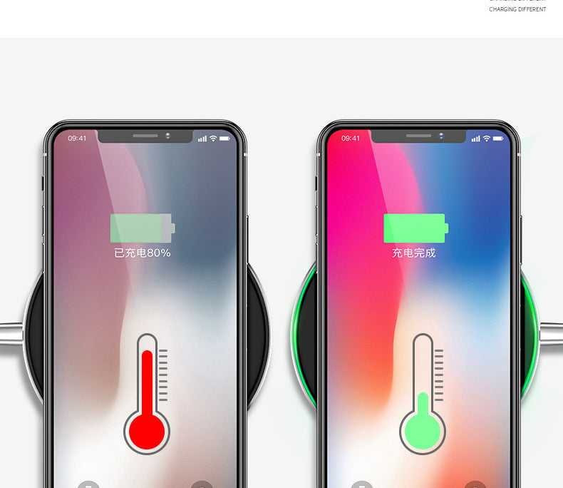 Chargeur sans fil rapide pour iPhone et Samsung Charge haute vitesse