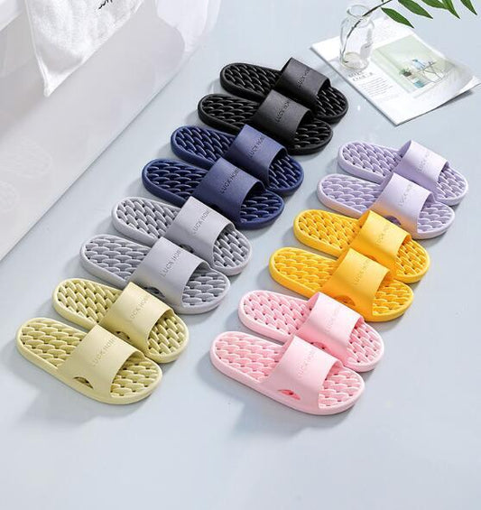 Women's Home Indoor Non-slip Leaking Bathroom Slippers