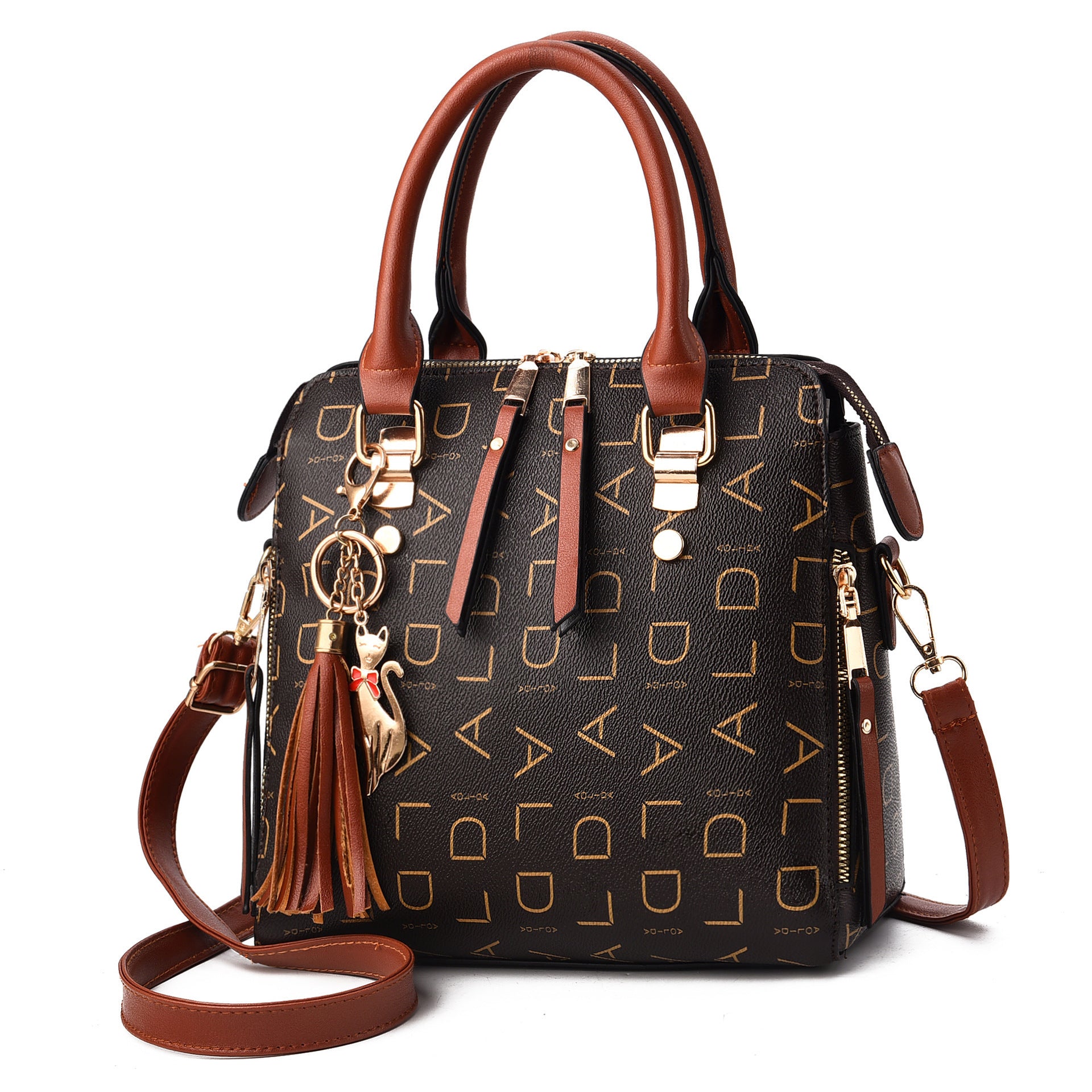 Sac bandoulière sauvage en PU avec pampille