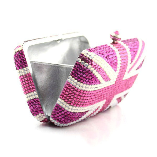 Luxury Full Diamond Crystal Rhinestone Clutch Bag 18CM