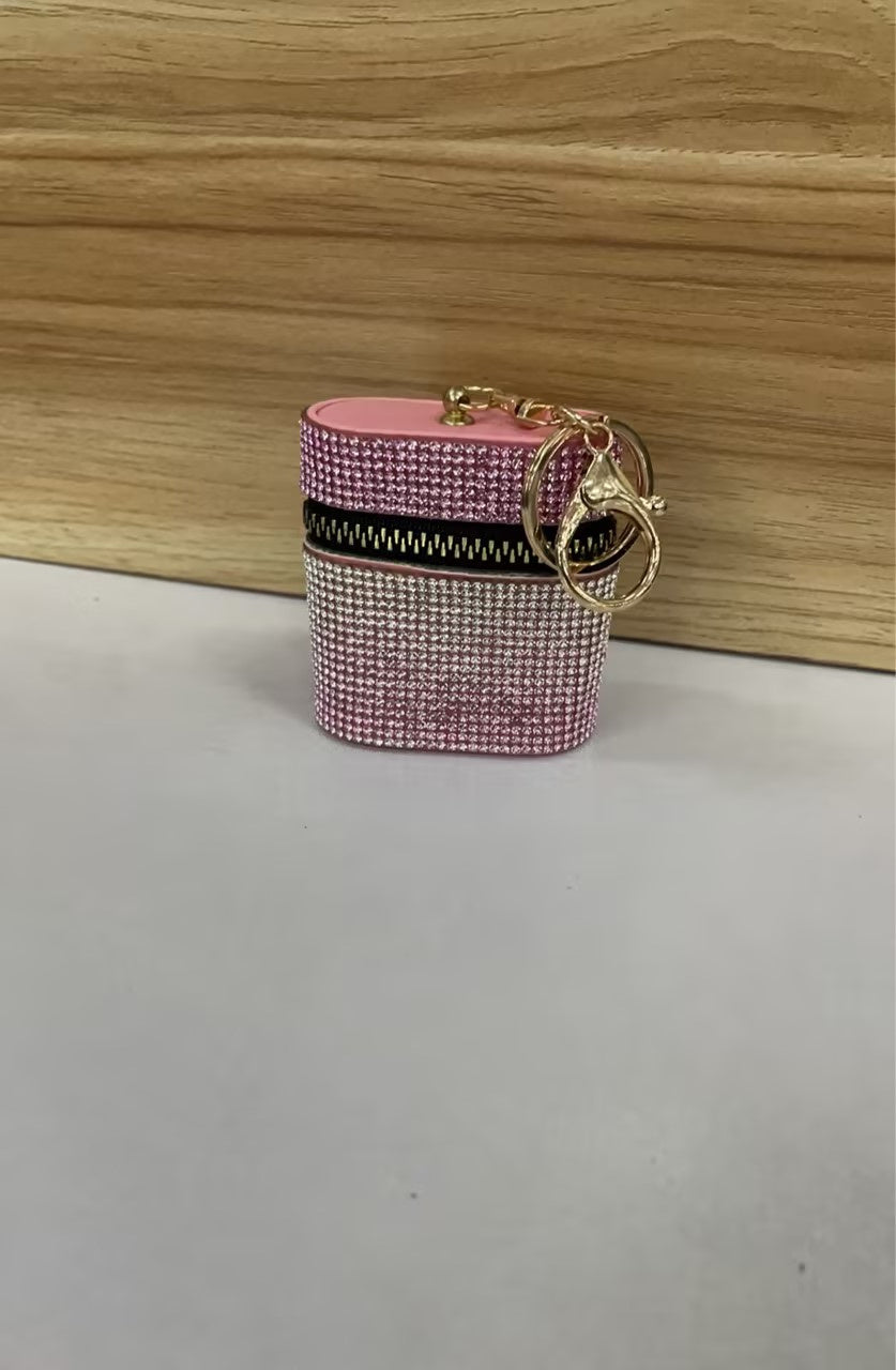 Silk Scarf Mini Keychain Storage 9.7x5cm