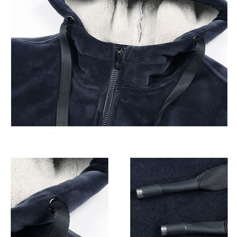 Casual Youth Large Two-Piece Hooded Winter Suit