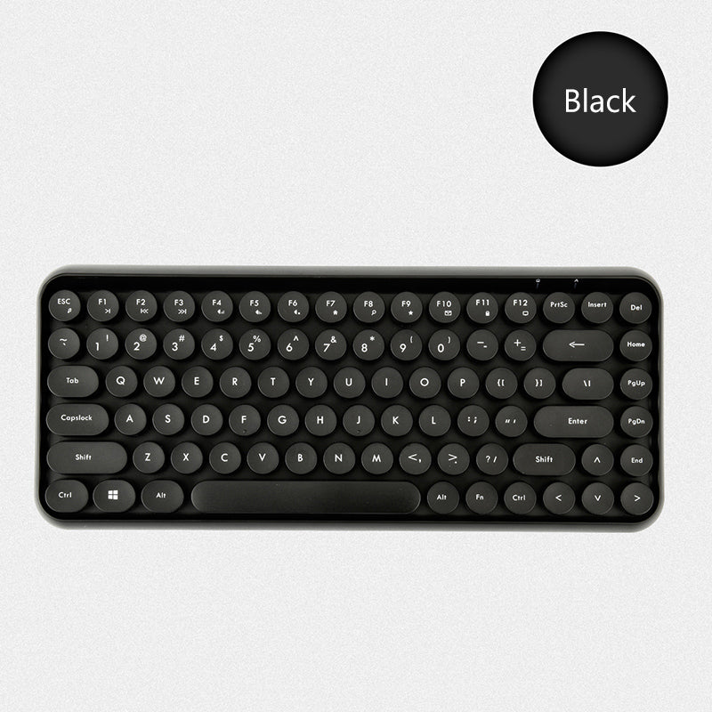 Wireless Bluetooth 84-Key Keyboard with 10M Range for Windows, Mac, Android
