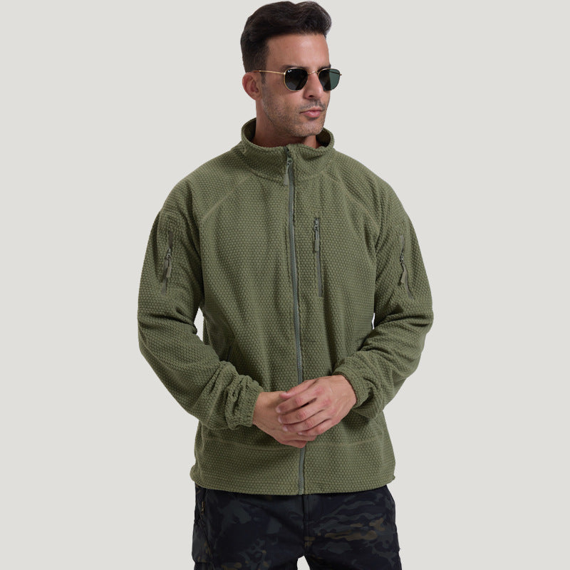 Men's Shell Jacket Cycling Coat Polar Fleece Solid Colors S-3XL