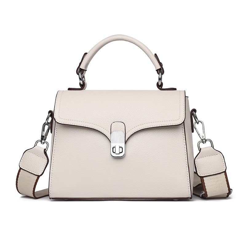 Women's Genuine Leather Portable Crossbody Bag 21x18x9cm