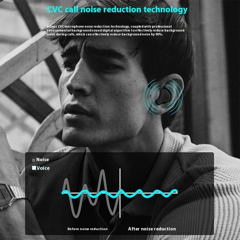 Black Long Endurance Low Latency Gaming HiFi Bluetooth Headset