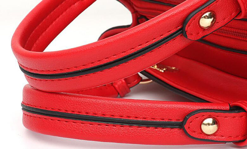 Ladies PU Leather Crossbody Shoulder Handbag 29x14x20cm