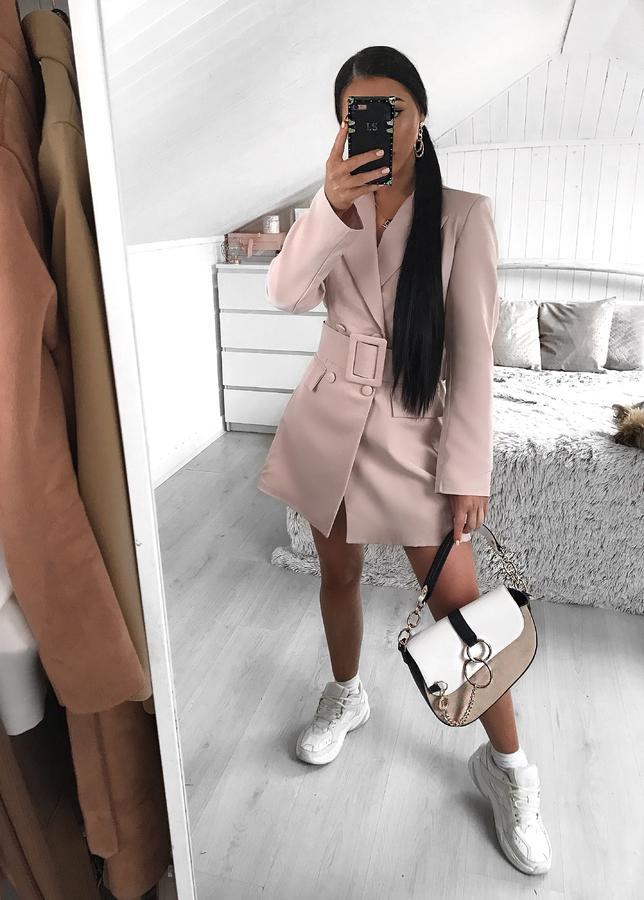 Slim Fit Long Sleeve Blazer
