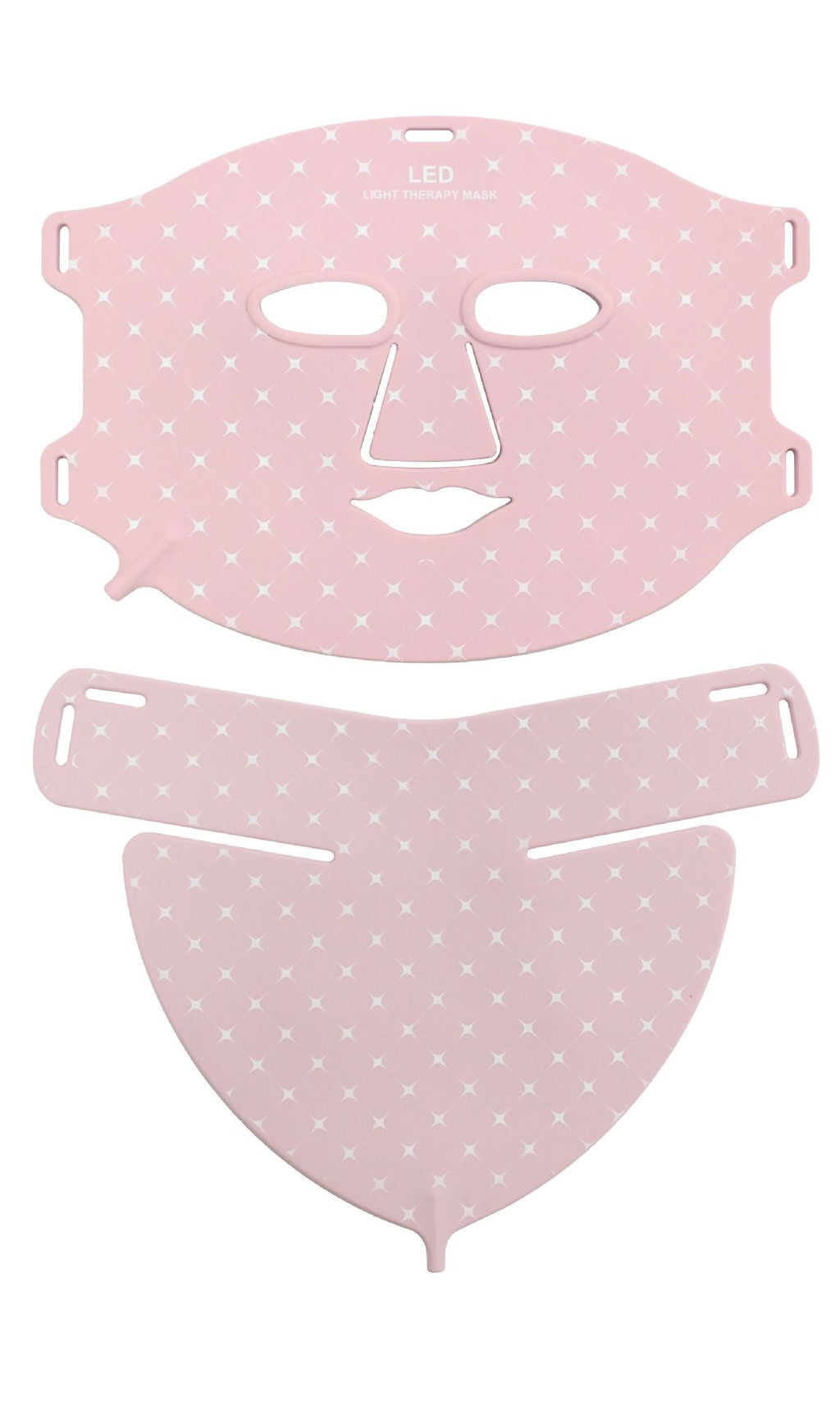 Colorful Pink Silicone Photon Skin Rejuvenation Mask for Face & Neck