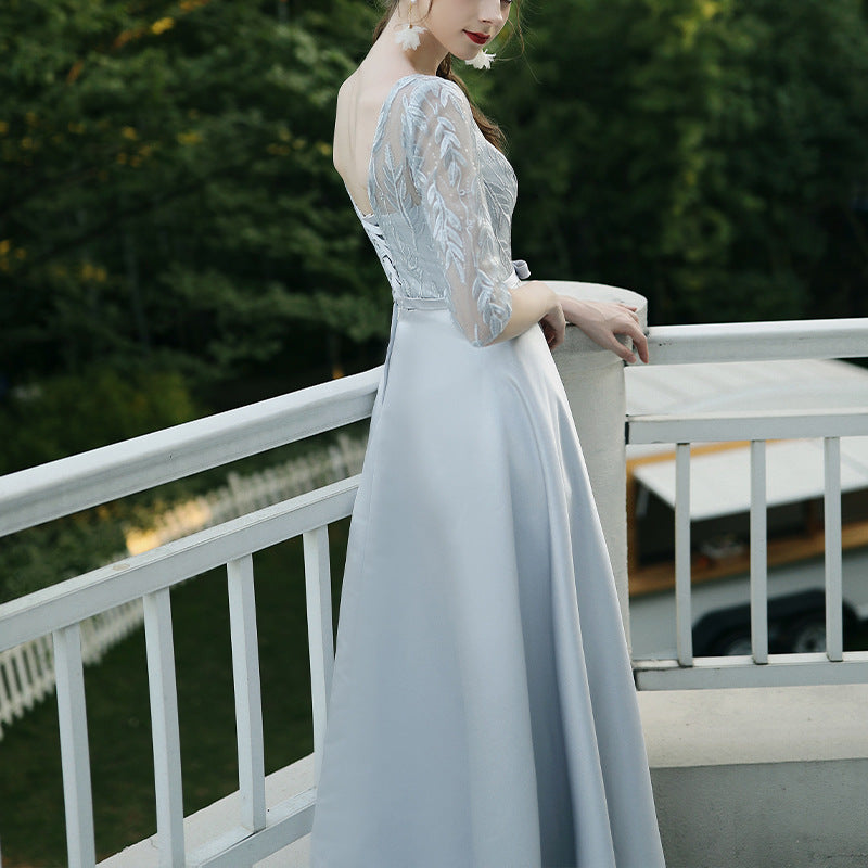 Elegant Sleeveless Banquet Evening Dress for Women in Multiple Colors and Sizes