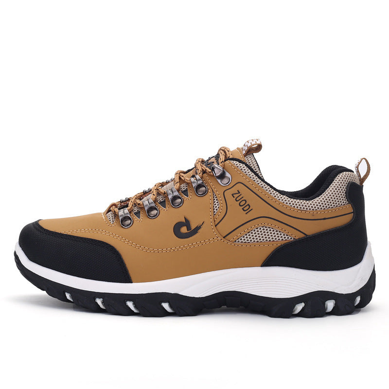 Men's Overfoot Outdoor Hiking Shoes with Mesh Upper