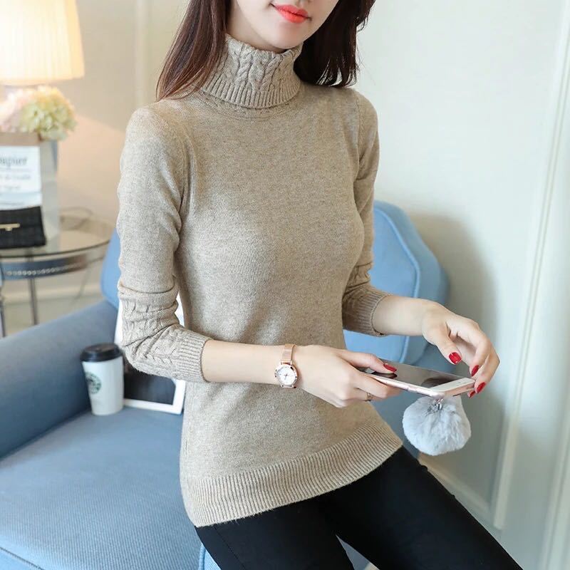 Twist Pullover Thick Slimming Sweater