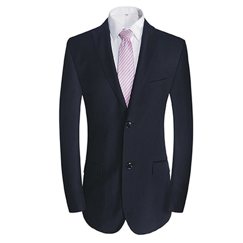Men's Slim Wool Casual Business Suit - England Style
