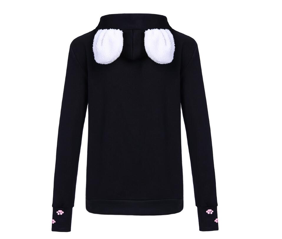 Fashion Cat Women’s Cotton Pullover Hoodie