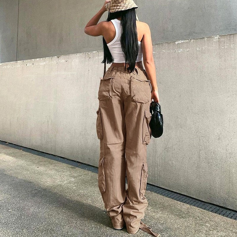 Women's Clothing Tooling Straight-leg Trousers