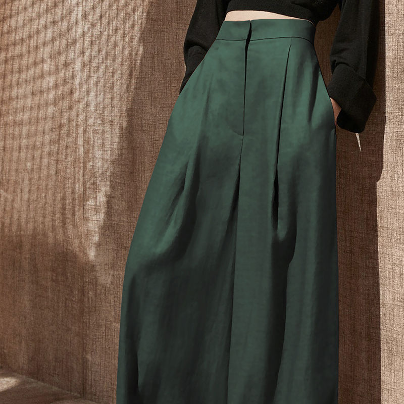 Winter Thin High Waist Casual Pants Mop The Floor