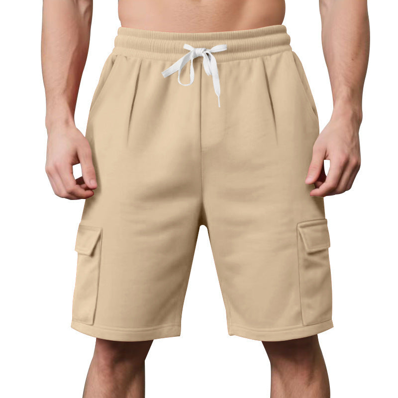 Breathable And Loose Tooling Multi-pocket Shorts