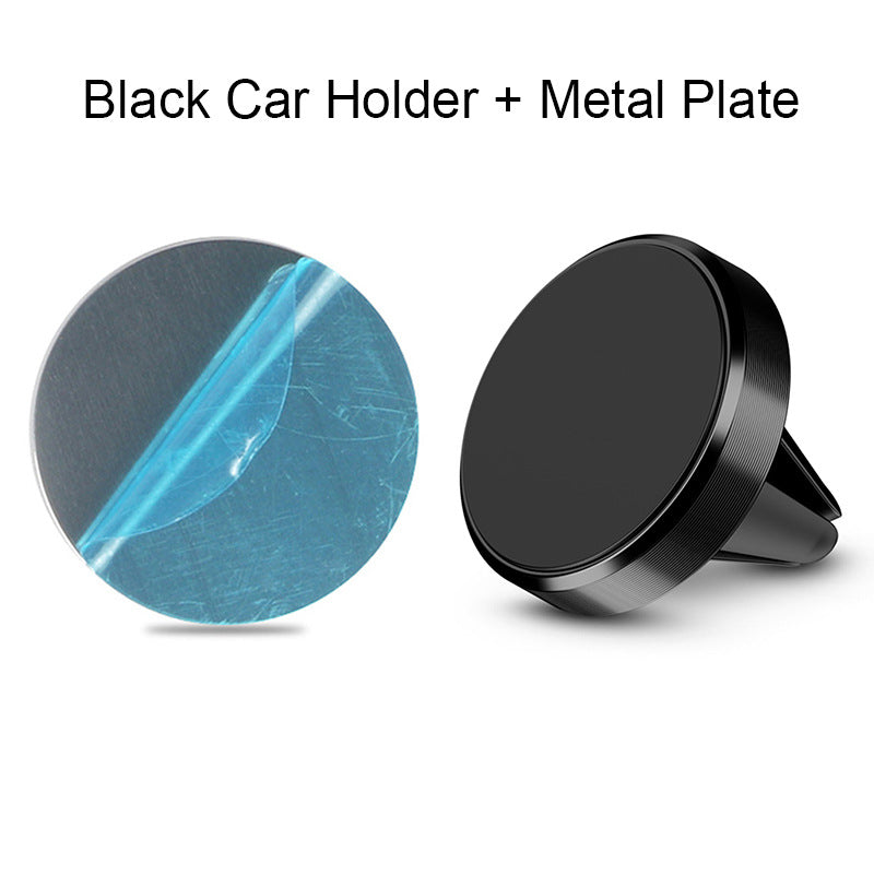 Aluminum Alloy Magnetic Car Phone Holder with CD Texture