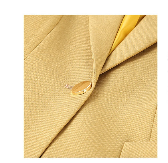 Spring & Autumn Commuter Women's Suits - Polyester Blend