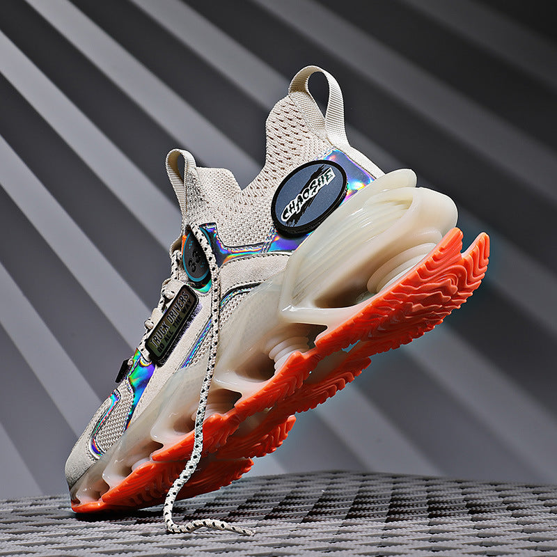 Chaussures d'été de sport décontractées respirantes en maille tissée