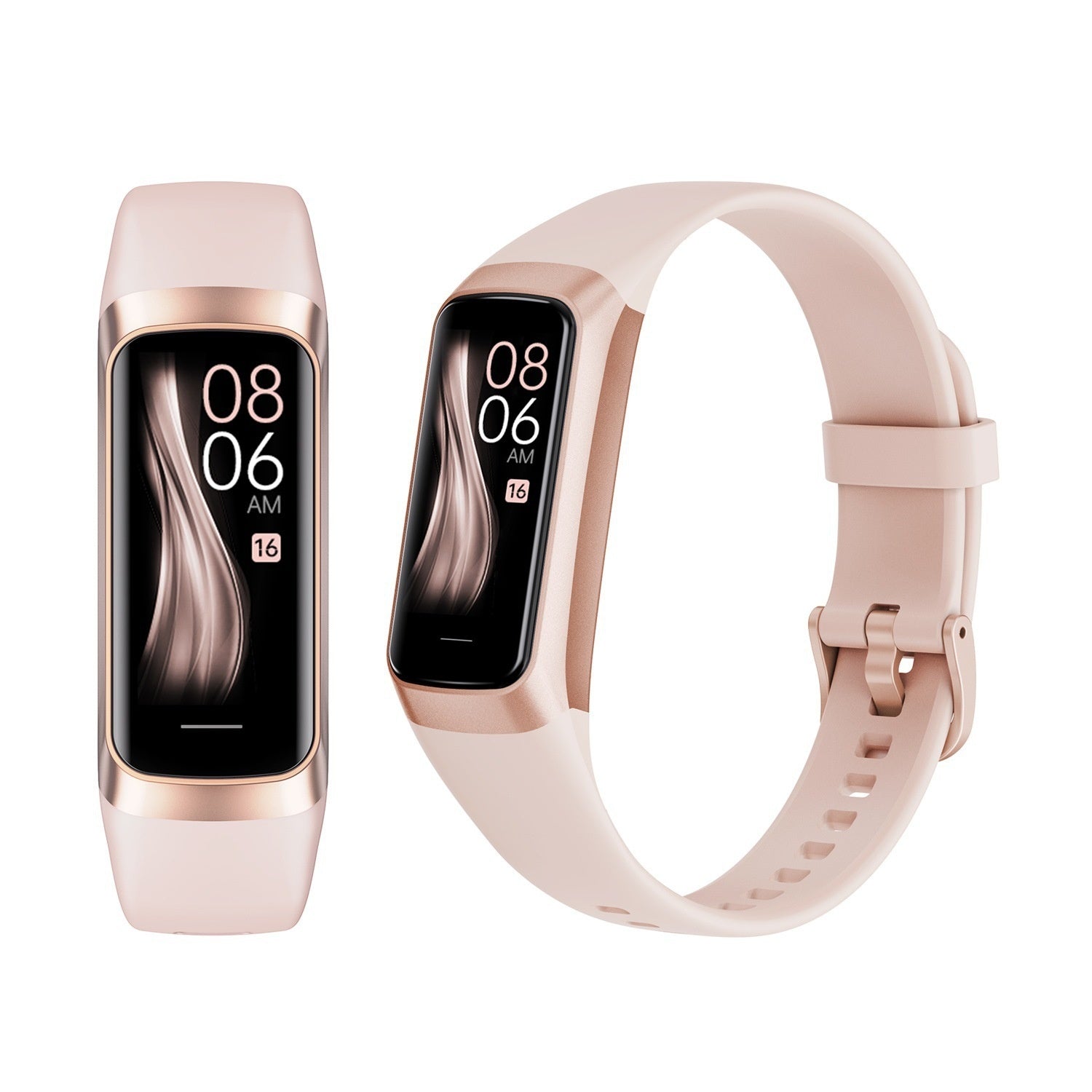 Smart Watch with Heart Rate, Blood Pressure, Oxygen & Body Temperature Monitor